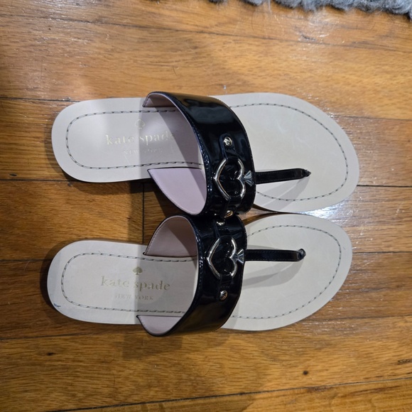 Kate Spade Black Sandals - NEW - Size 6 - Picture 4 of 7